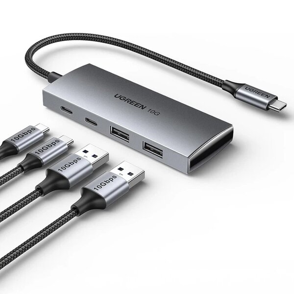 Hub USB UGREEN 4-en-1 avec USB C et USB A