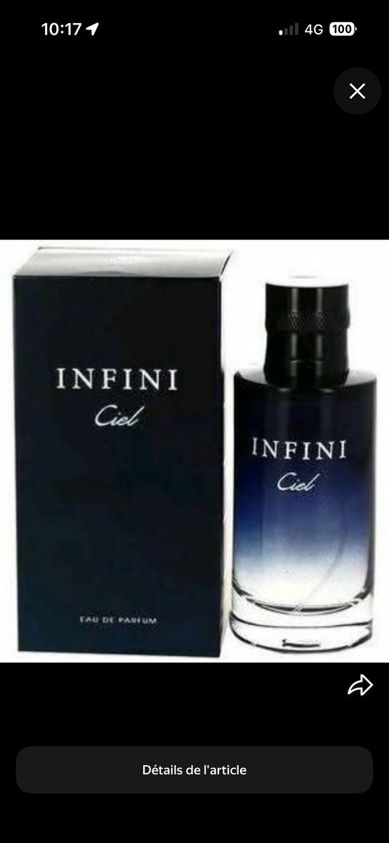 Parfum Infini Ciel Homme