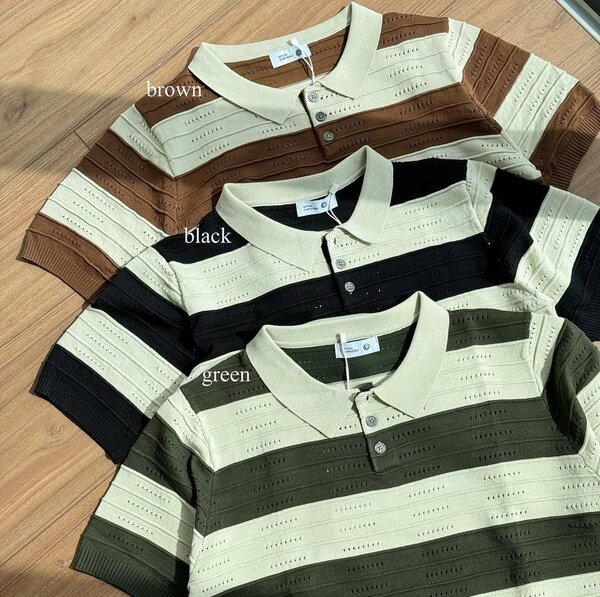 Polo en tricot pour hommes