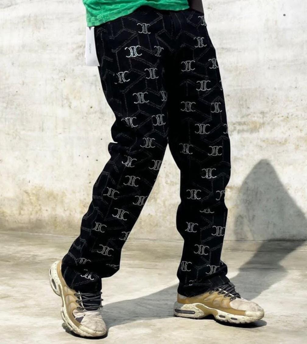 Jean décontracté homme motifs