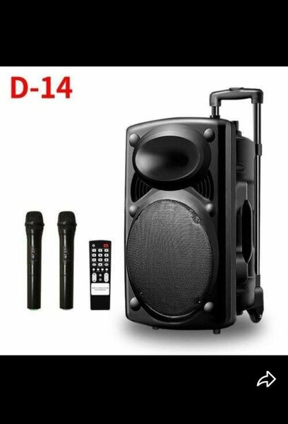 Enceinte portable Bluetooth avec micros