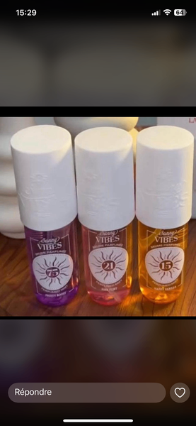 Parfums "sunny Vibes"