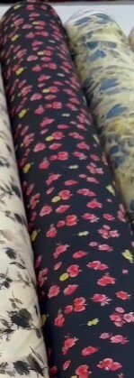 Купра штапель с эксклюзивной расцветкой