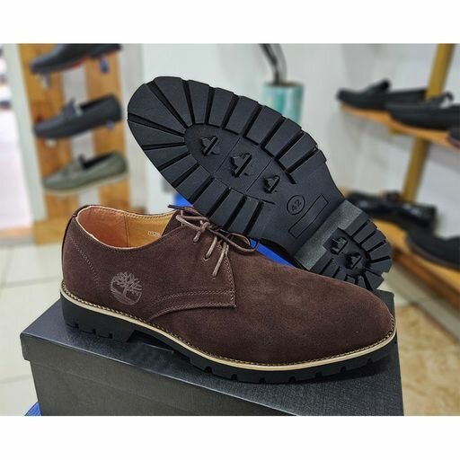 Men's Suede Boots - Brown