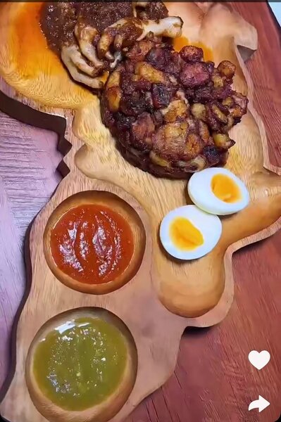 Alloco+ Œufs + Pattes de poul