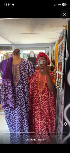 Robe Dashiki Colorée Femme