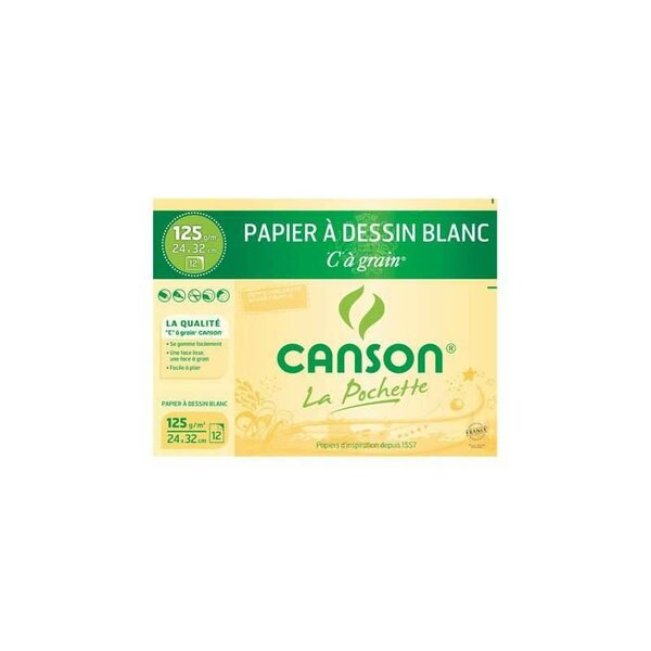 Papier à dessin Canson 125g