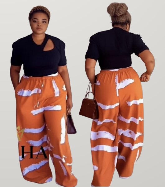 Pantalon Femme Bohème Évasé