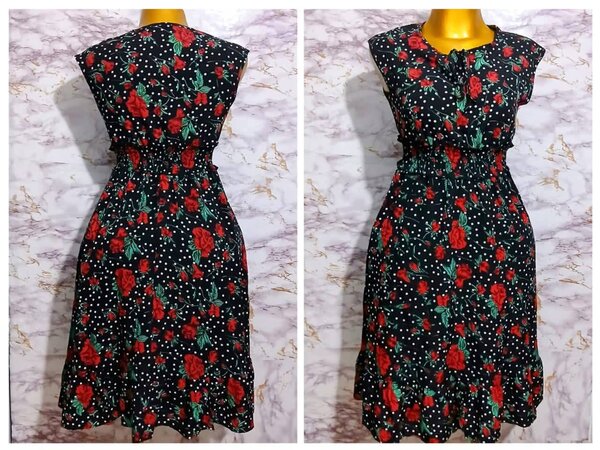 Robe élégante à fleurs