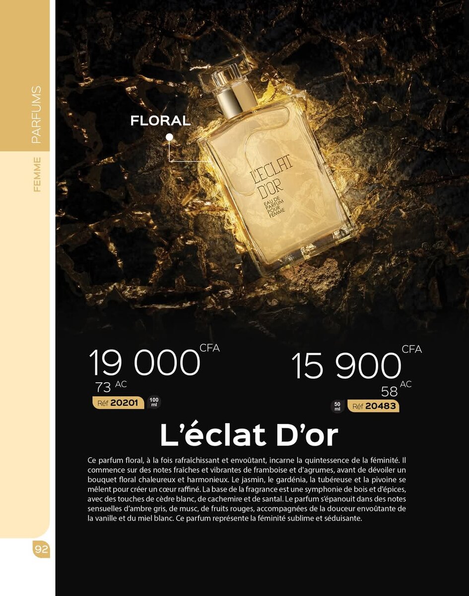 Parfum Floral Éclat D'or