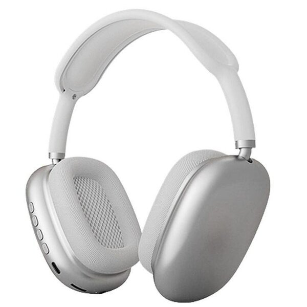 Casque audio sans fil argent