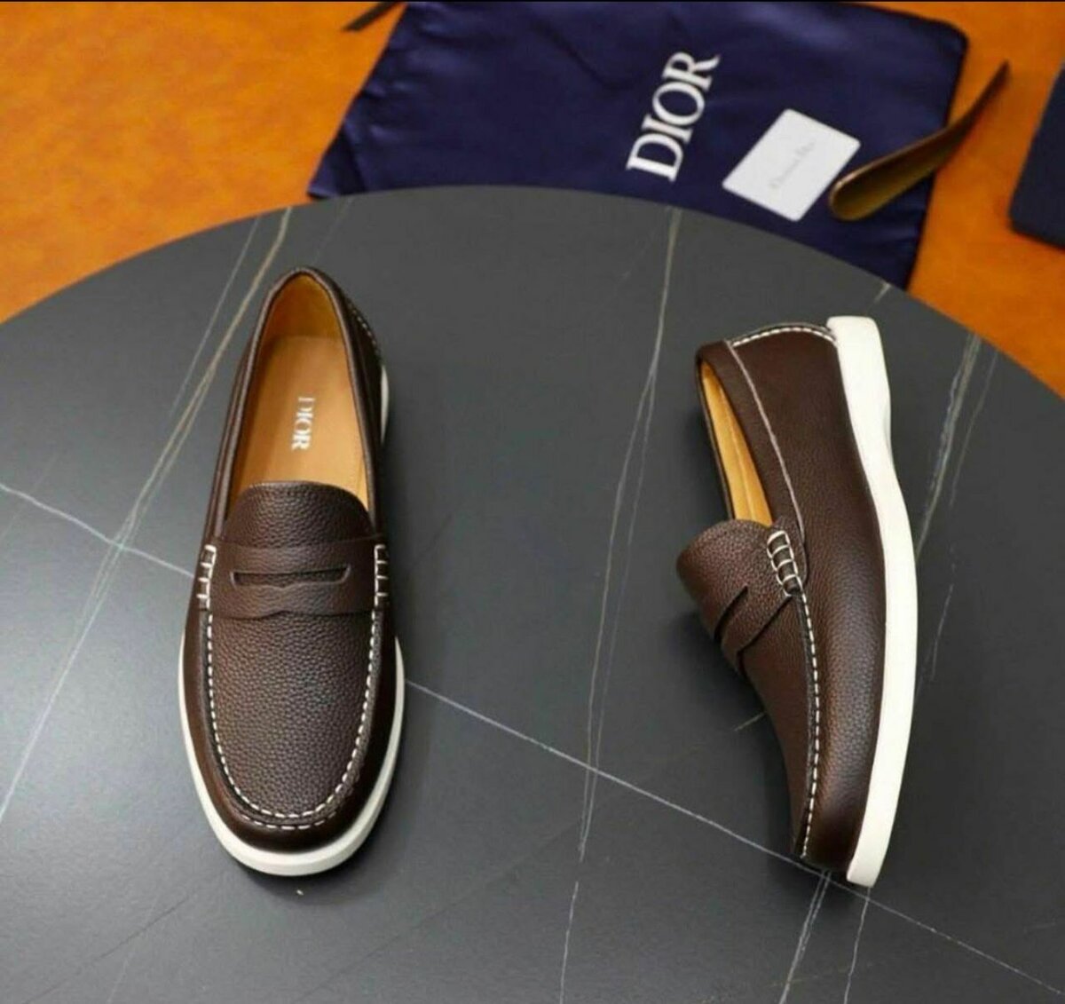 Mocassins en cuir élégants pour hommes