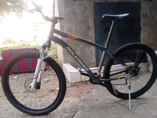 VTT ROCKRIDER gris et orange