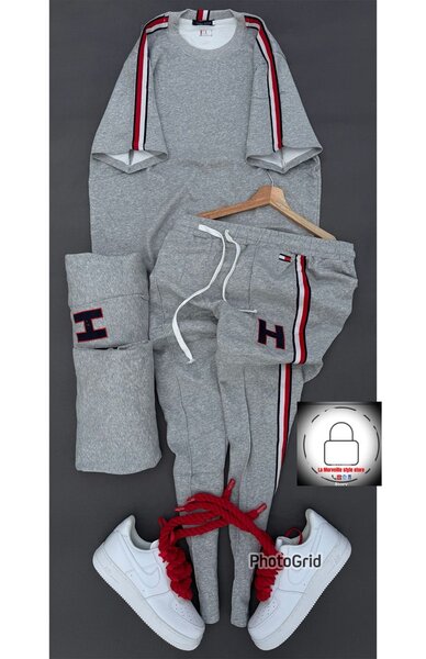 Ensemble Jogging Homme Gris