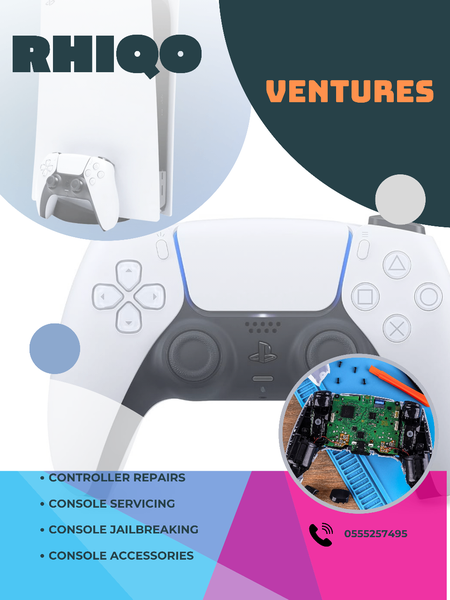 PS5/PS4 controller repair(Analog stick drift) and console