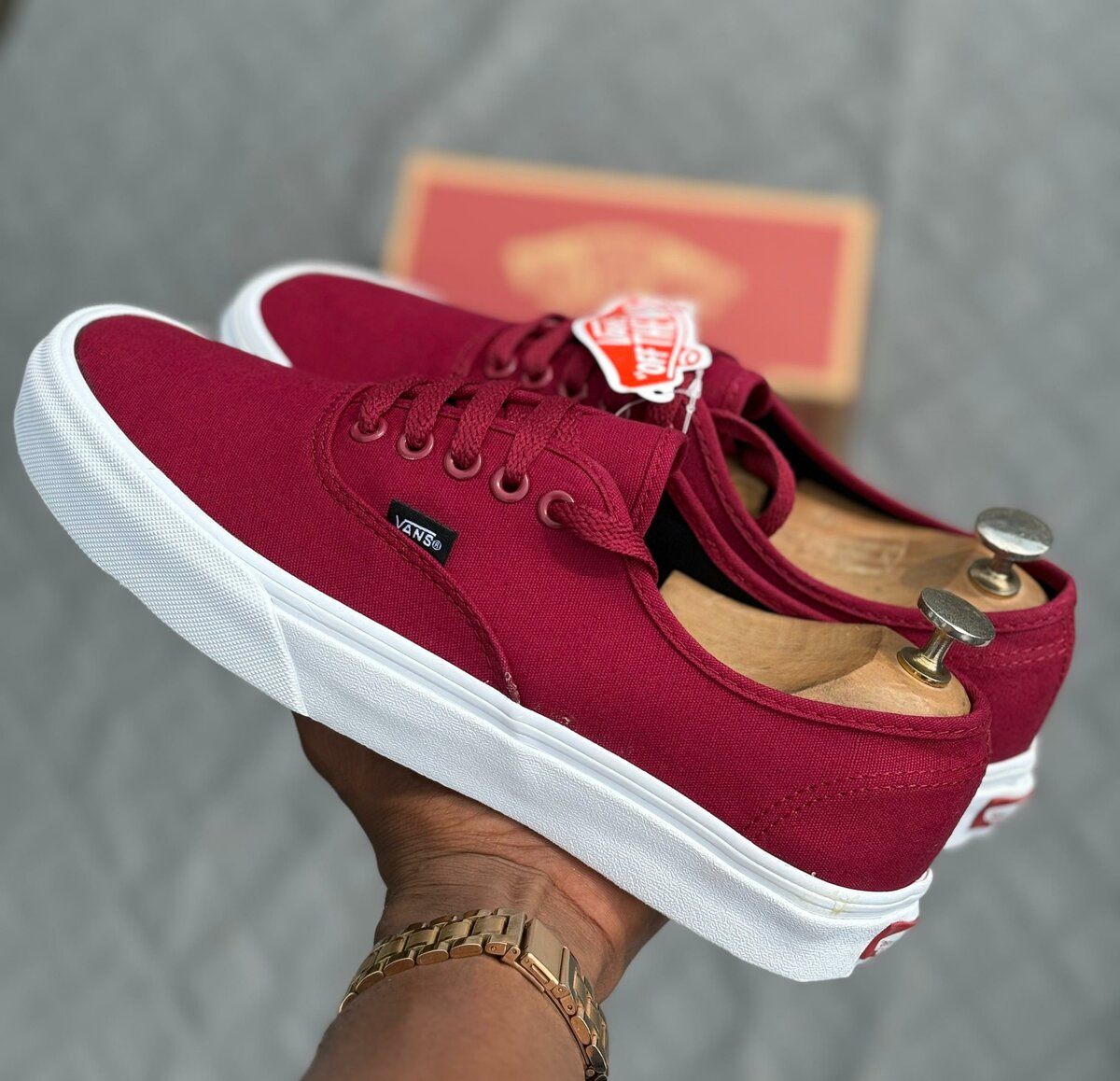Vans sneakers rouges homme