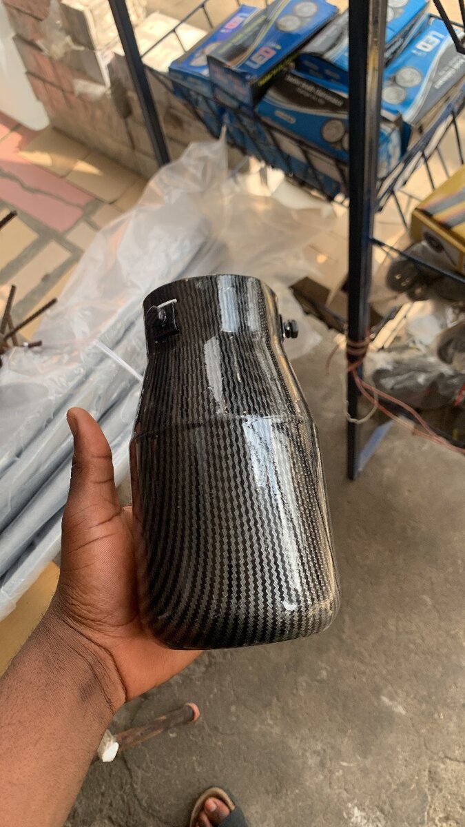 Carbon fiber exhaust tips