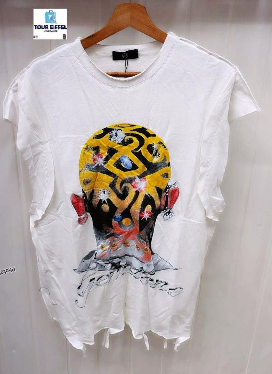 T-shirt artistique unisexe