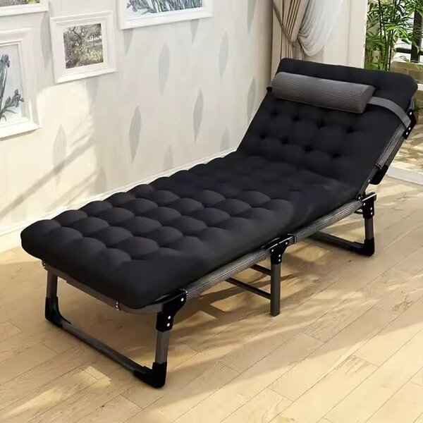Chaise longue pliante confort