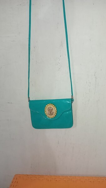 Sac bandoulière turquoise chic