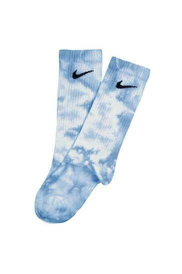 Chaussettes Nike bleu ciel tie-dye