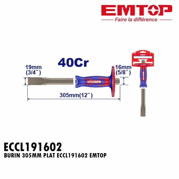 Burin à maçonnerie EMPTOP 305mm
