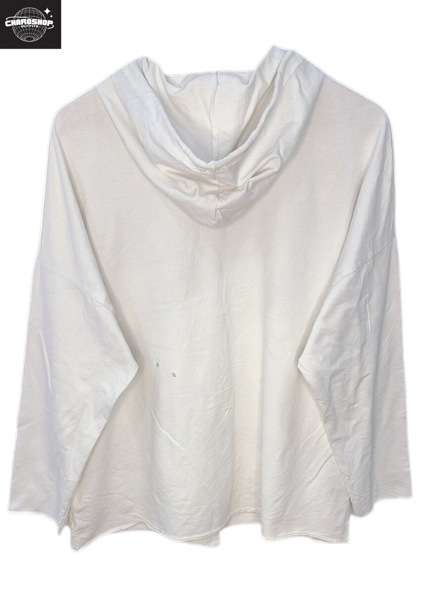 Hoodie oversize blanc