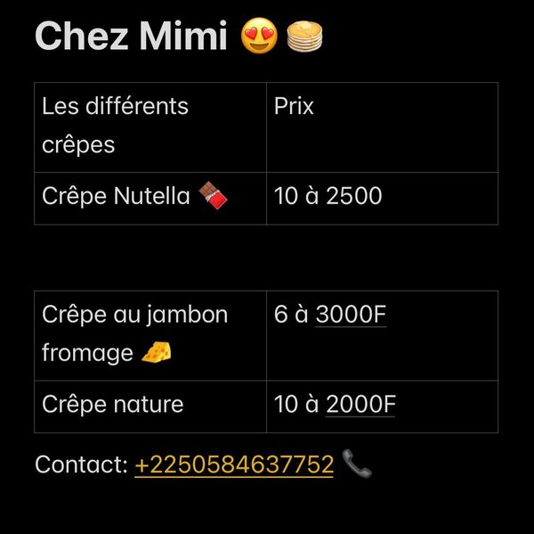 Crêpes Nutella Délicieuses