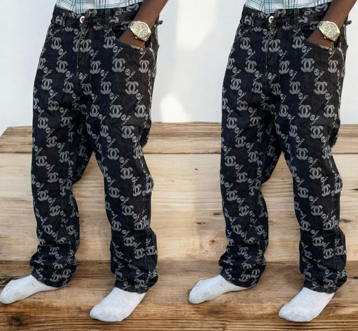 Jeans à motifs tendance