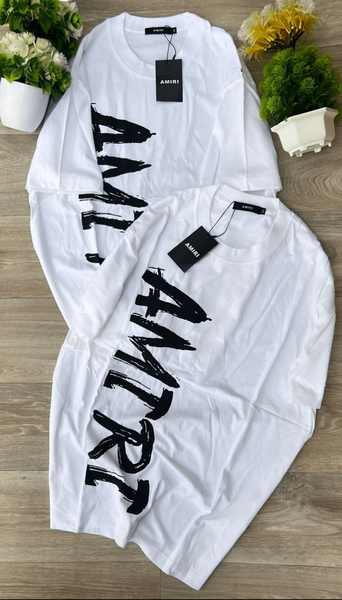 T-shirt blanc avec lettrage