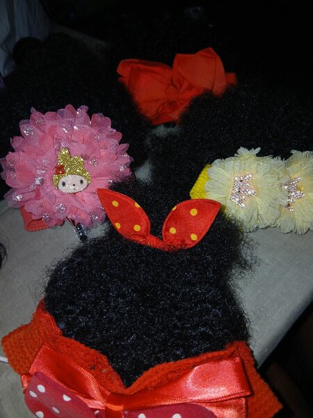 Accessoires cheveux bébé colorés