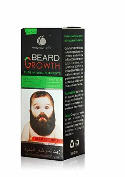 Huile Croissance Barbe Homme