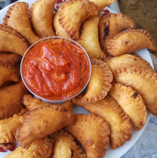 Pastel garnis au fromage..