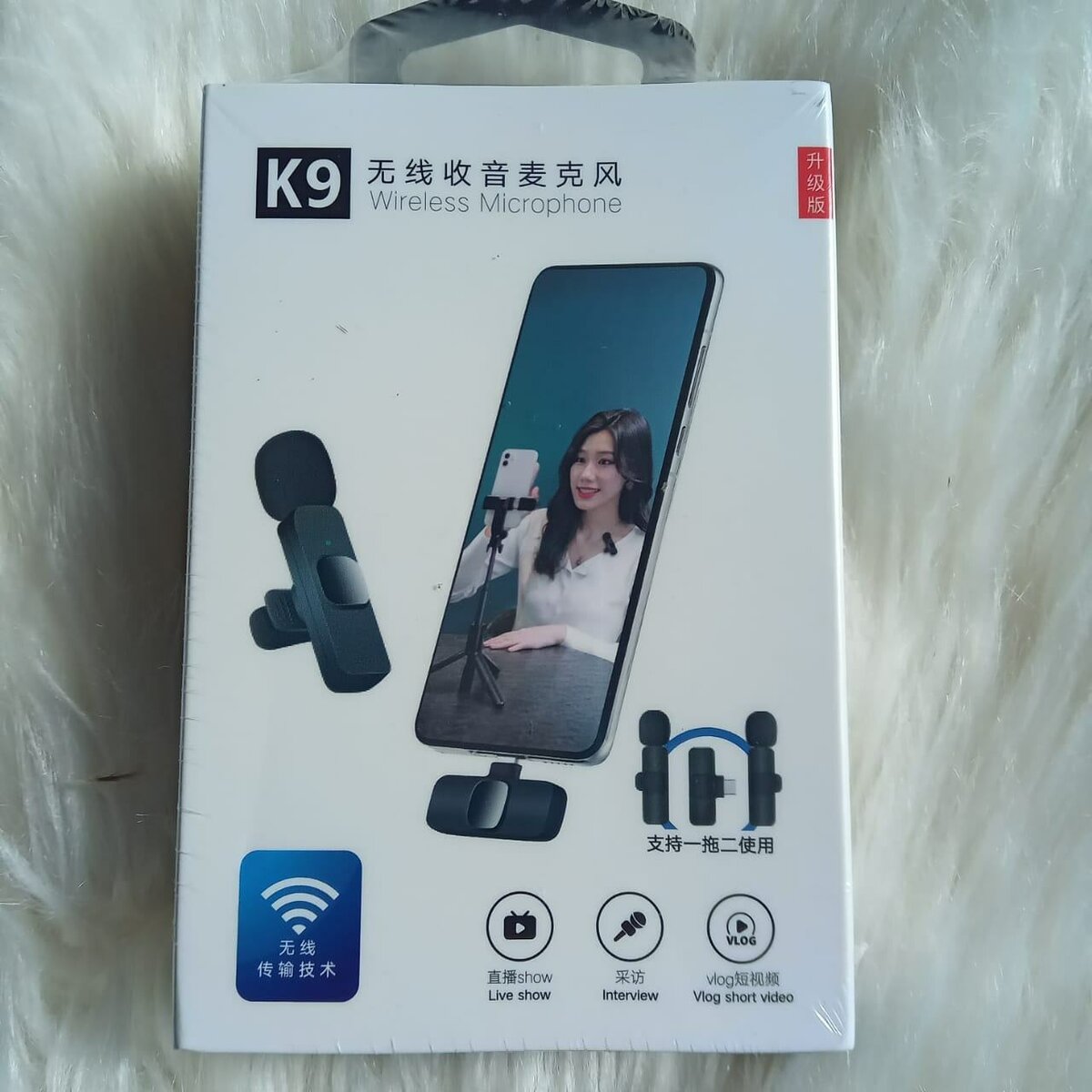 Wireless Lavalier Microphone Portable