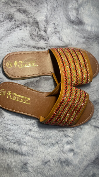 Sandales femmes en cuir