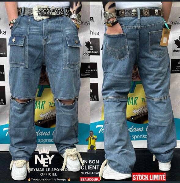 Jean décontracté à poches