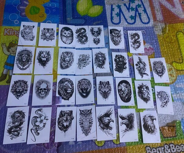 Tatouages temporaires artistiques