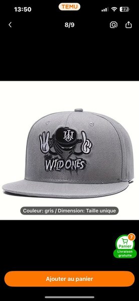 Casquette Snapback Stylée