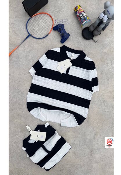 Polo rayé pour enfant