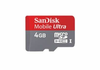 Carte MicroSD Sandisk 4Go Class 10