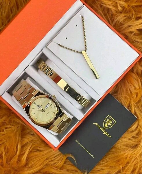 Ensemble Montre et Bijoux Luxe