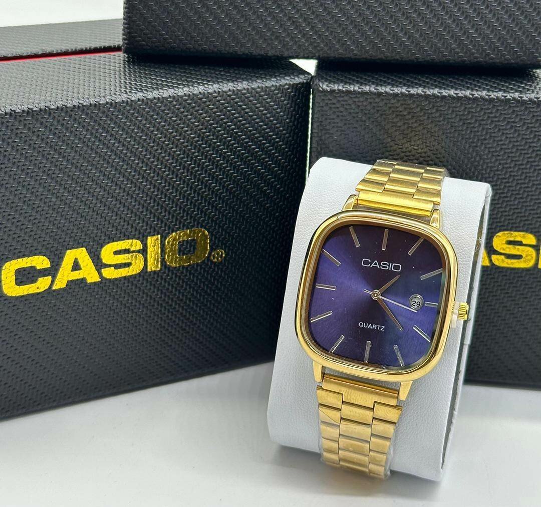 Stainless Steel Casio Quartz Wrist Watch