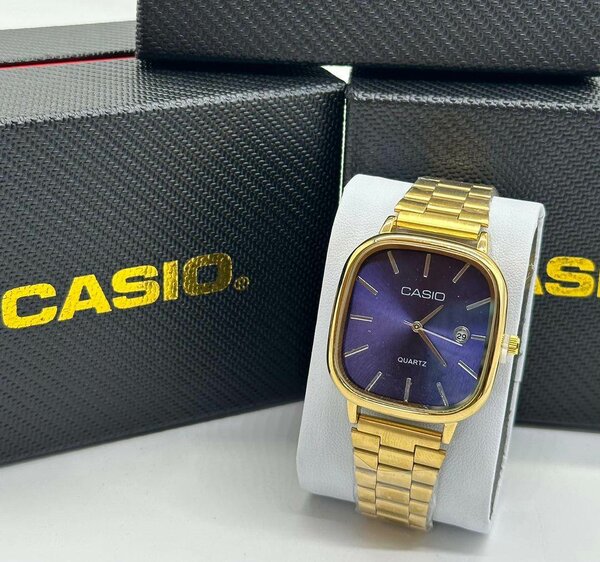 Stainless Steel Casio Quartz Wrist Watch