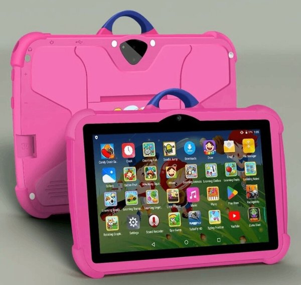 Tablette Enfant Éducative Rose