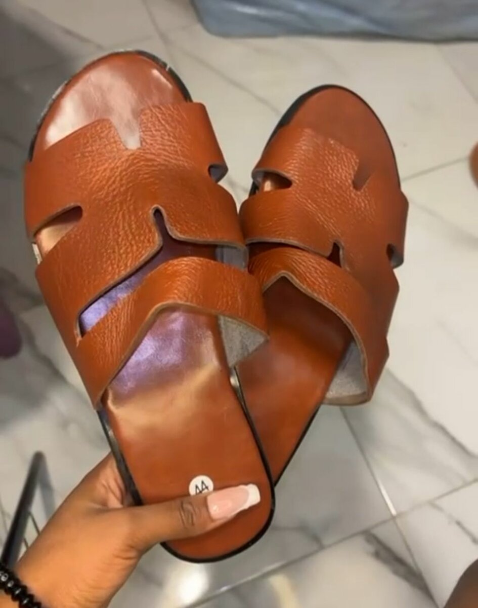 Sandales en cuir homme élégantes