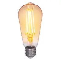 LED FILAMENT EDISON LIGHT BULB - VINTAGE - 4 WATT - CLEAR - LED CLEAR GLASS EDISON BULB