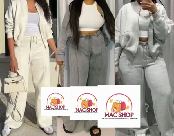 Ensemble survêtement femme gris