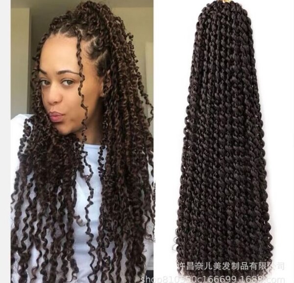 Passion Twist Crochet Hair Synthetic Water