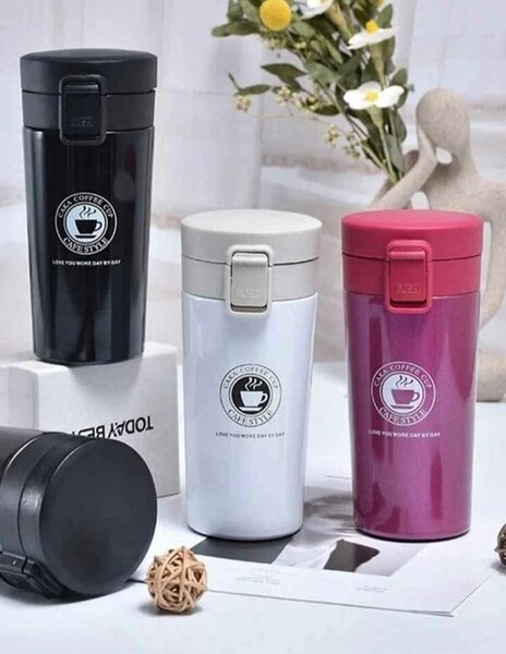 Mug isotherme en acier inoxydable