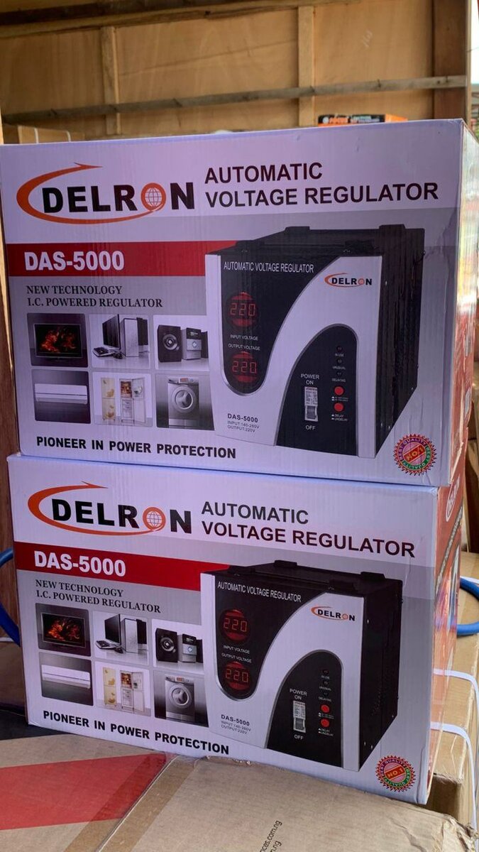 DELRON STABILIZER / VOLTAGE REGULATOR 5000V